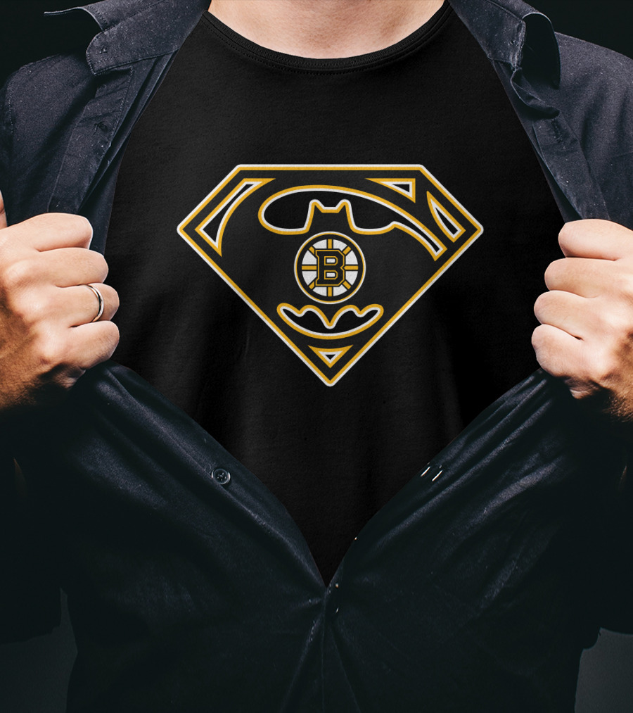 Boston Bruins Superhero Symbol T-Shirt