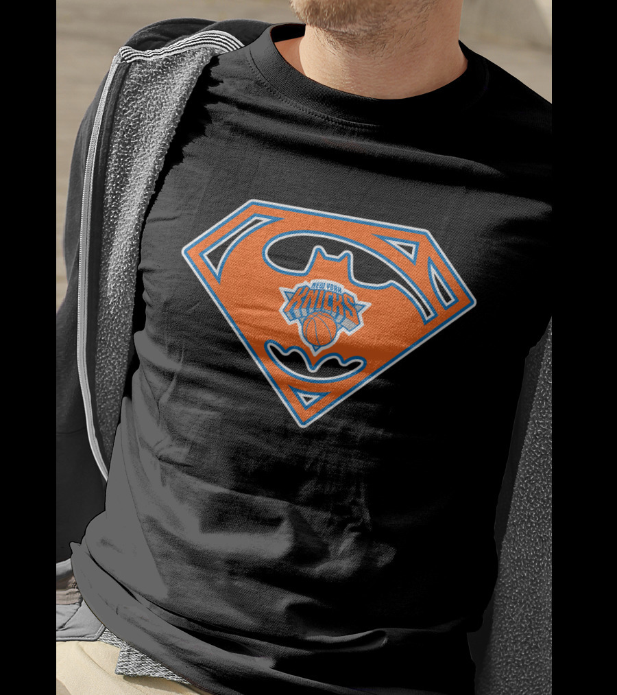 New York Knicks Super Batman Basketball T-Shirt