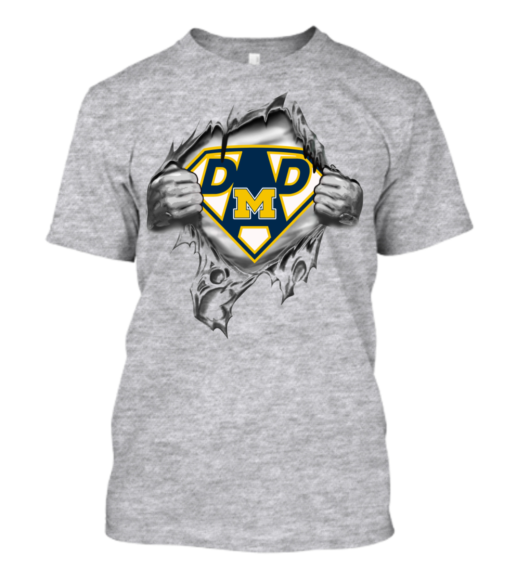 Dungeons And Dragons Michigan Logo Superman Style T-Shirt
