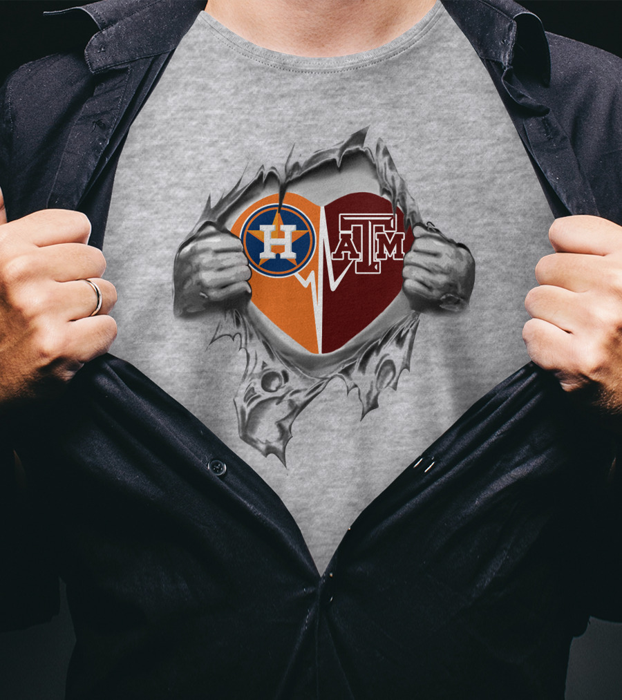 Astros Logo Texas A&M Aggies Within My Heart T-Shirt