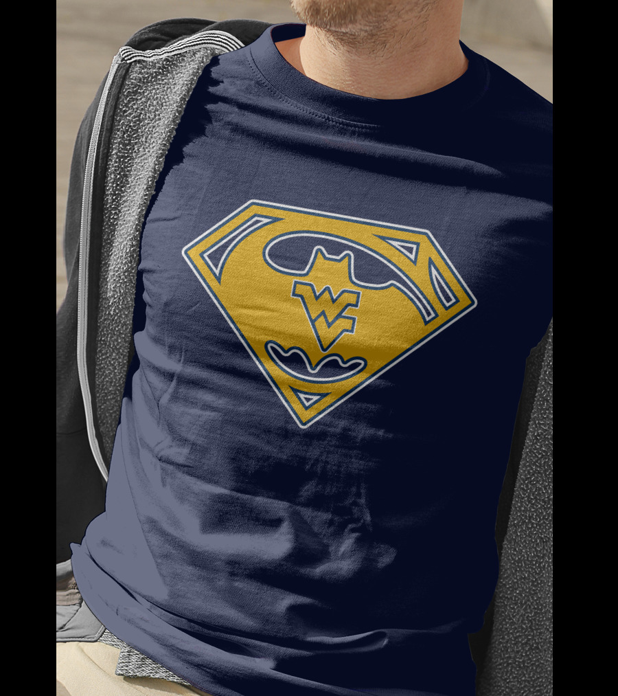 Wv 7 West Virginia Mountaineers Superhero T-Shirt