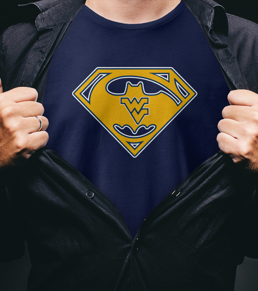 Wv 7 West Virginia Mountaineers Superhero T-Shirt