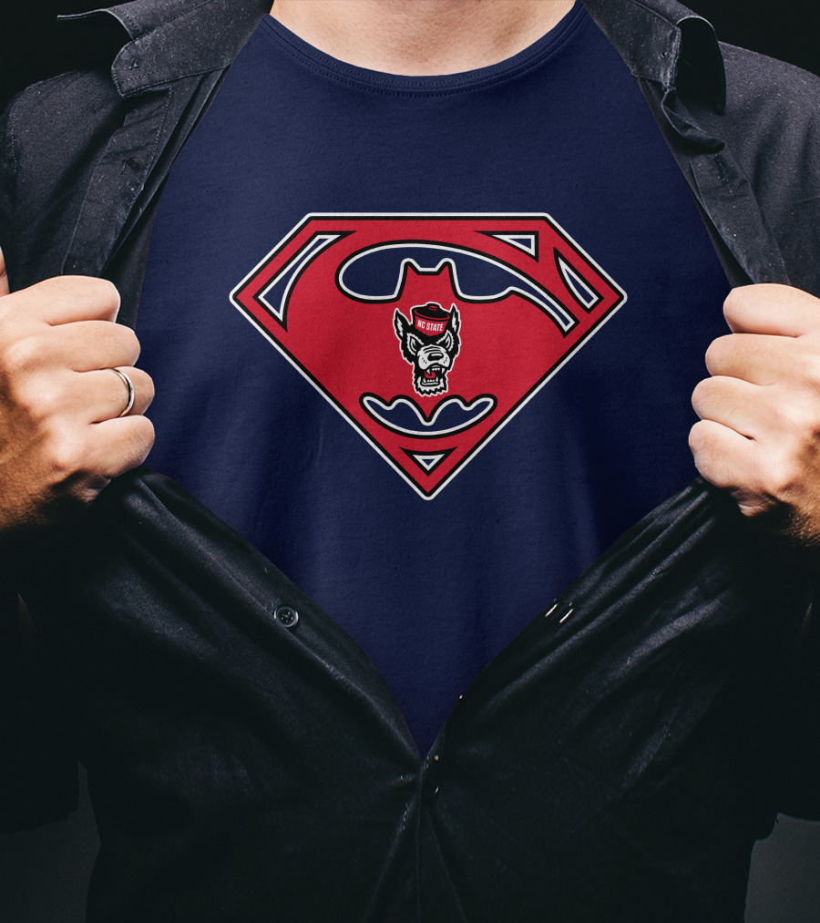 Superman Nc State Wolfpack T-Shirt