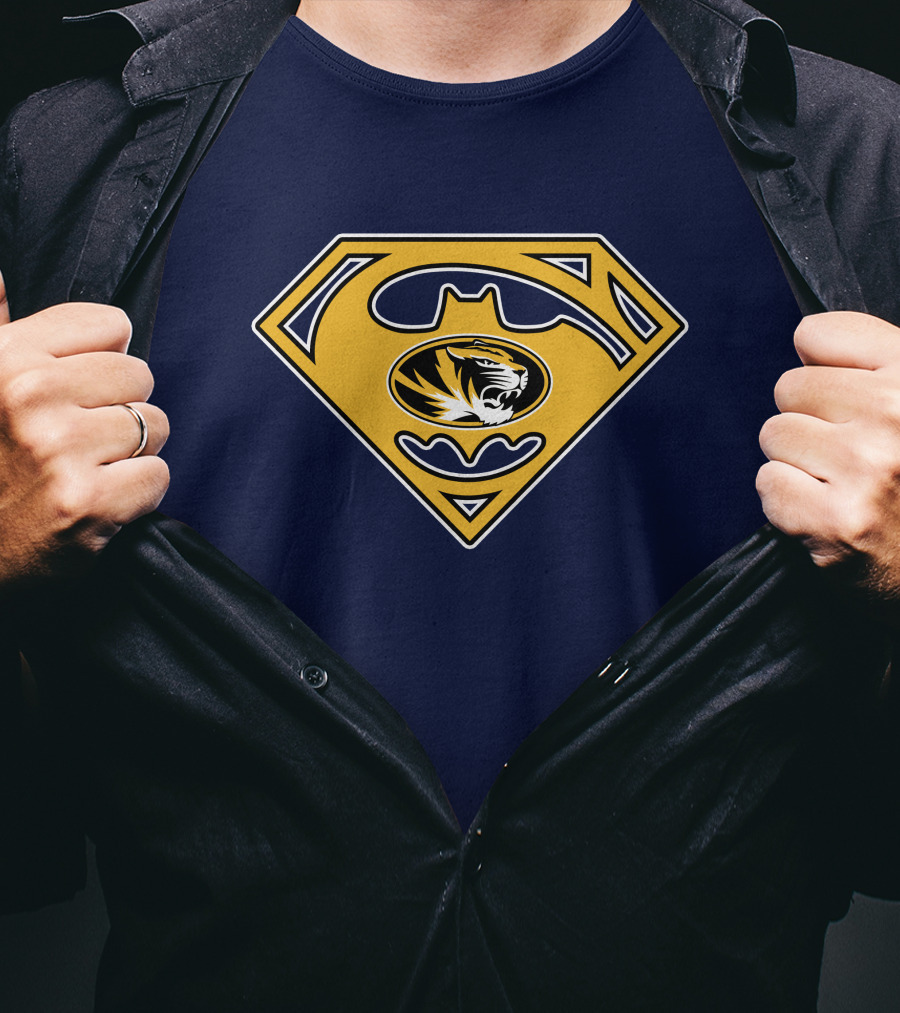Missouri Tigers 46 Superhero Crossover T-Shirt