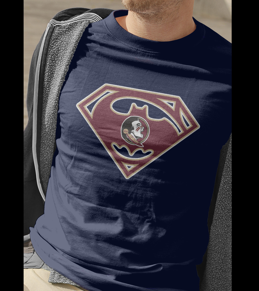 Florida State Seminoles Batman Superman T-Shirt