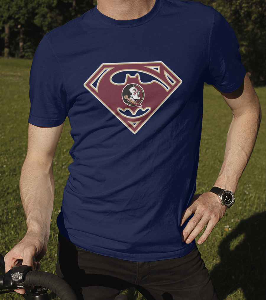 Florida State Seminoles Batman Superman T-Shirt