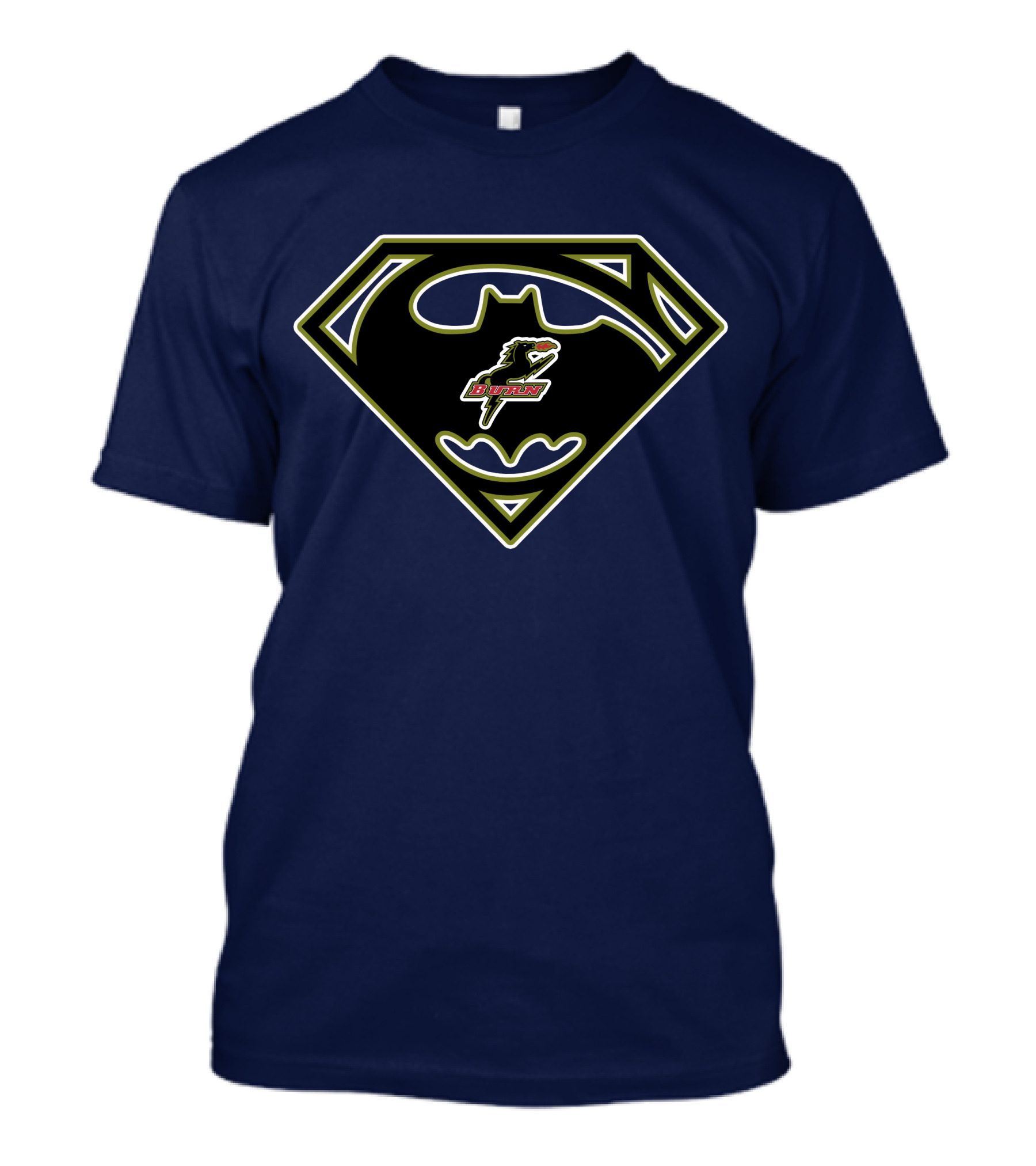 Dallas Burn Superman Batman Logo Fusion T-Shirt