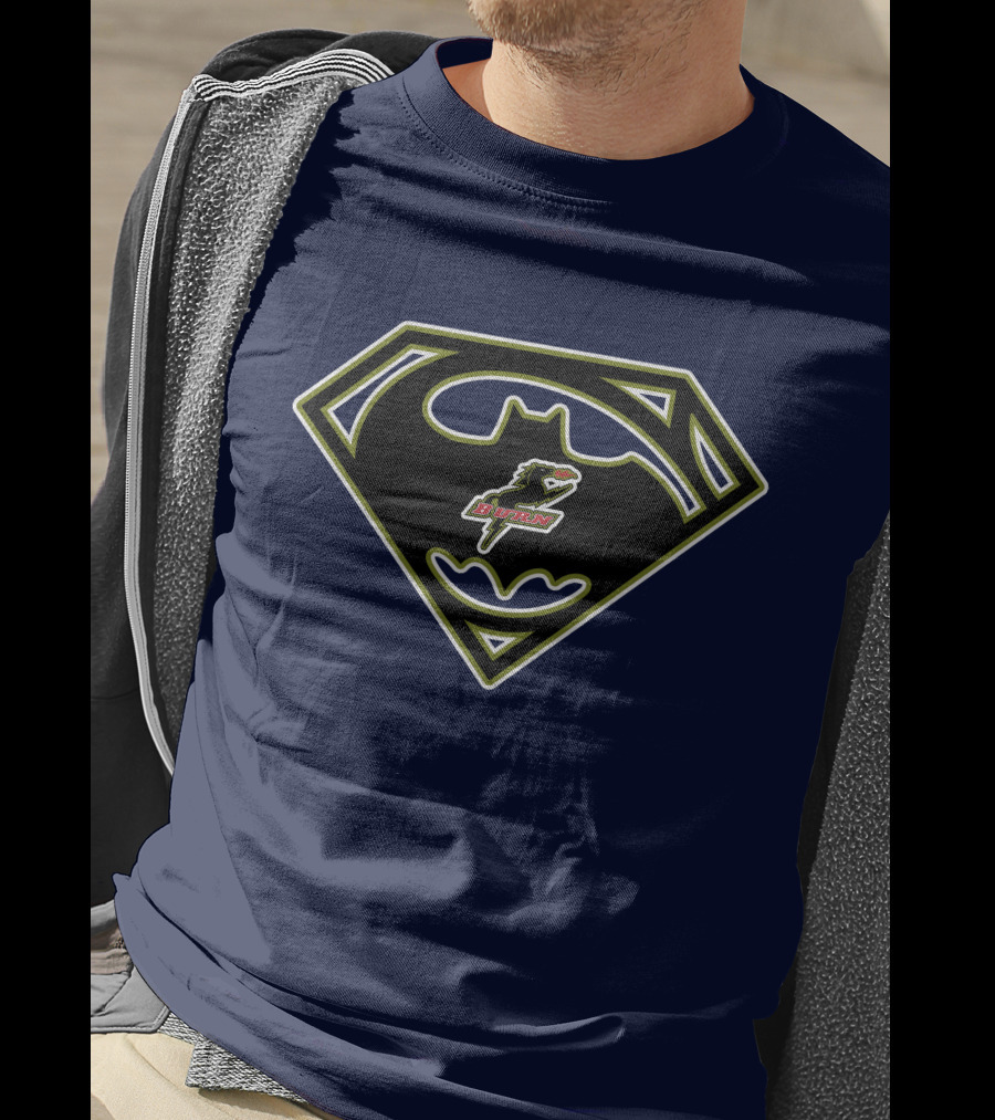 Dallas Burn Superman Batman Logo Fusion T-Shirt