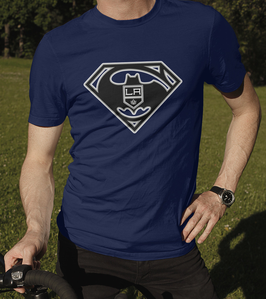 Los Angeles Kings La Shield Superhero T-Shirt