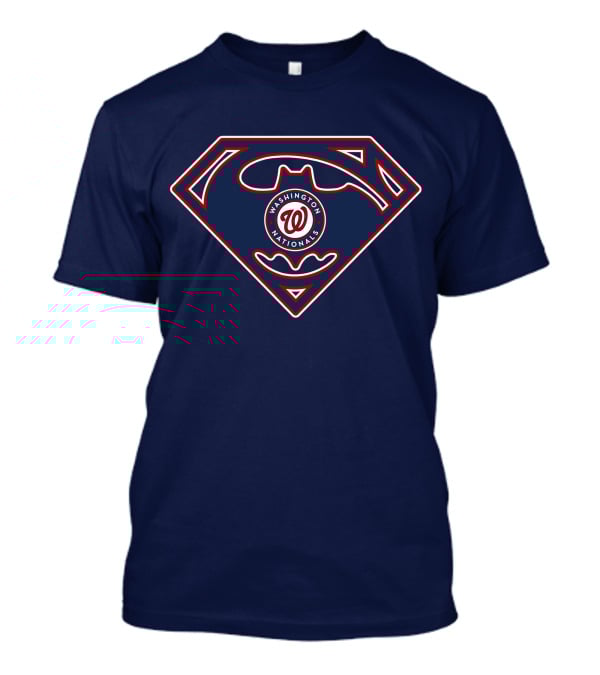 Washington Nationals Superman Batman T-Shirt