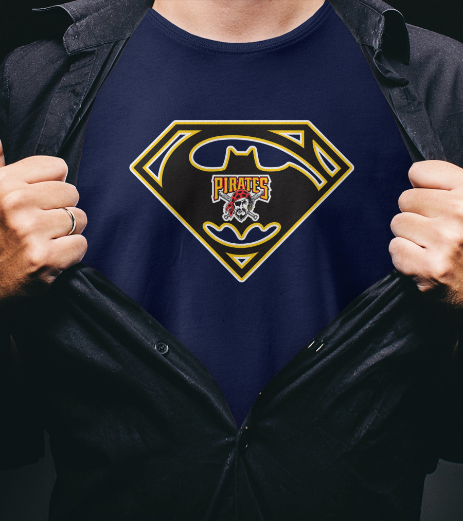 Pittsburgh Pirates Superhero Bat T-Shirt