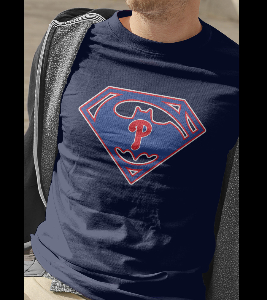Phillies Superhero Emblem Fusion T-Shirt
