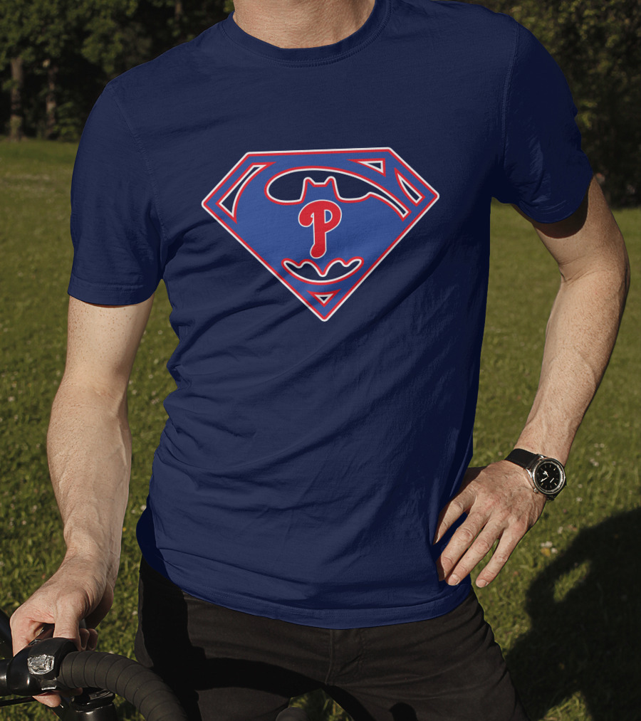 Phillies Superhero Emblem Fusion T-Shirt
