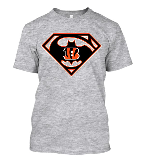 Cincinnati Bengals Batman Superman T-Shirt