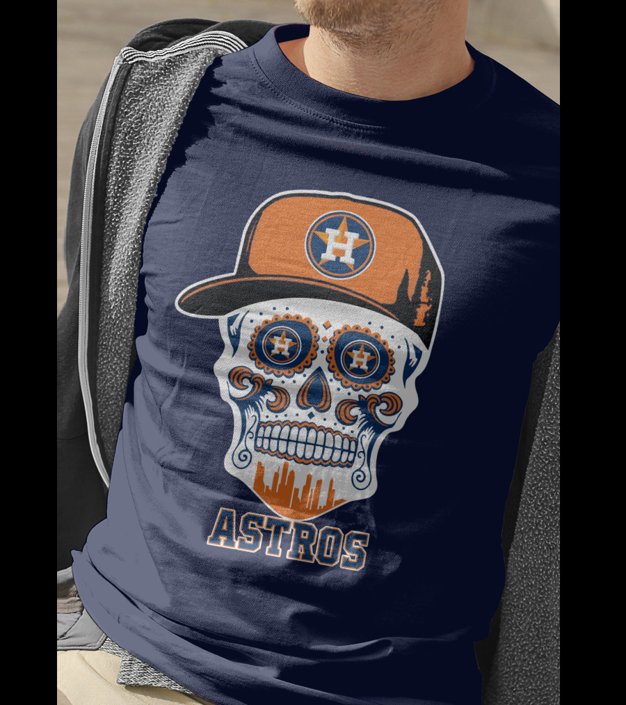 Houston Astros Skull Iconography 331 T-Shirt
