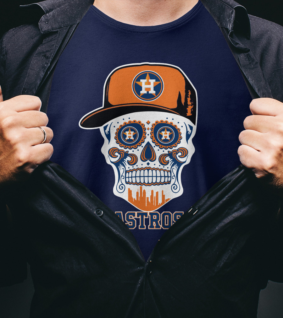 Houston Astros Skull Iconography 331 T-Shirt