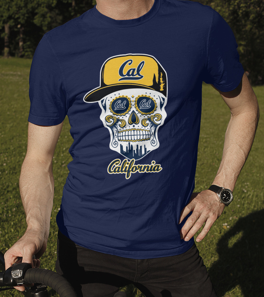 California Cal Bears Skull With Cap T-Shirt
