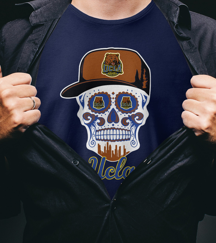 Ucla Bruins Skull With Cap T-Shirt