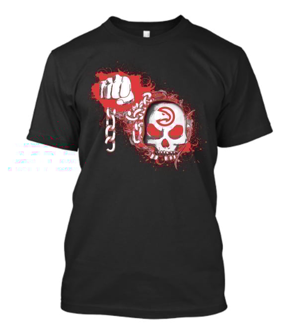 Atlanta Hawks Skull And Chains T-Shirt