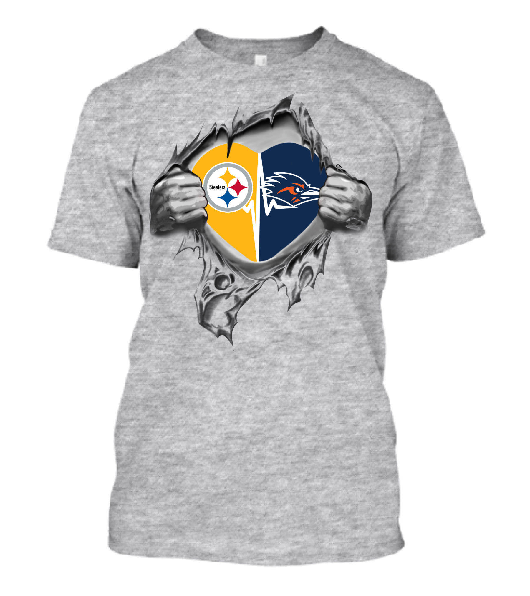 Steelers Utsa Roadrunners Heart Of Steel Passion T-Shirt