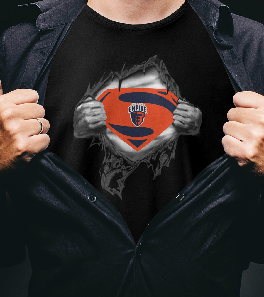 Albany Empire Superman Logo Symbol T-Shirt