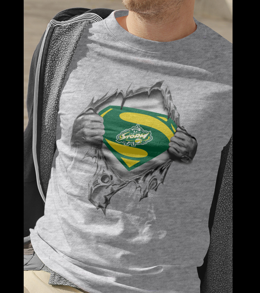 Seattle Storm Superman Logo Reveal 402 T-Shirt