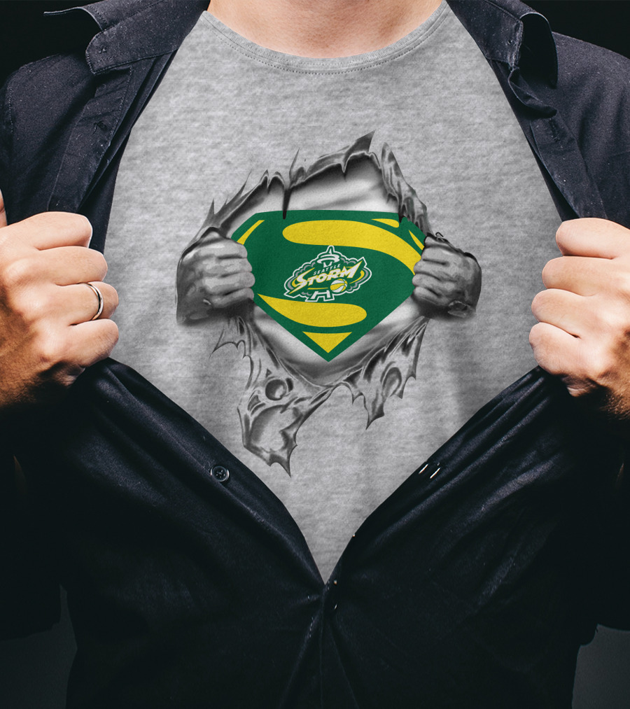 Seattle Storm Superman Logo Reveal 402 T-Shirt