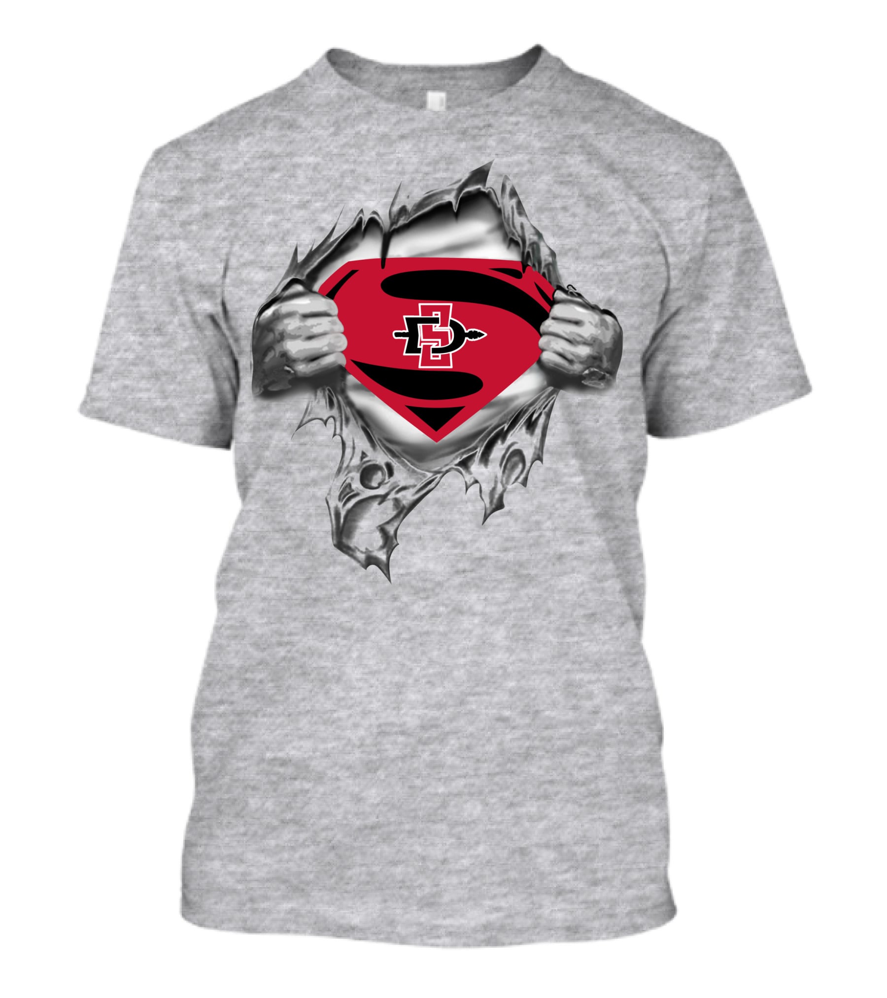 San Diego State Aztecs Superman Logo Graphic 336 T-Shirt