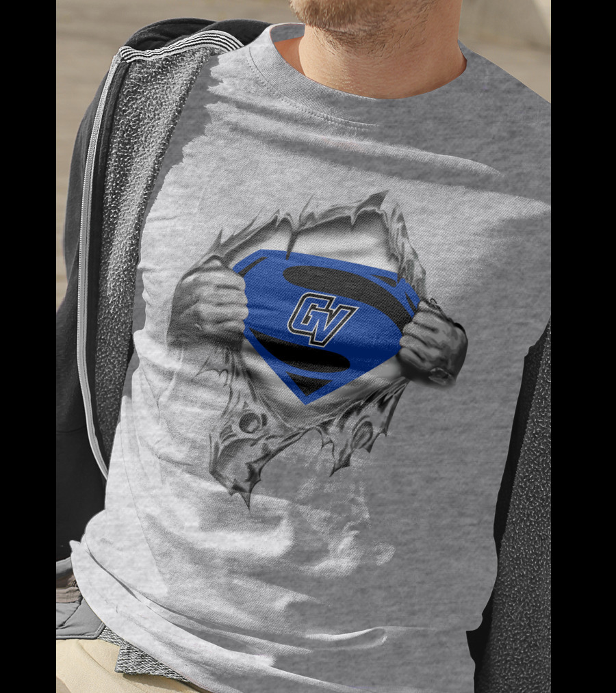 Grand Valley State Lakers Gv Superman T-Shirt