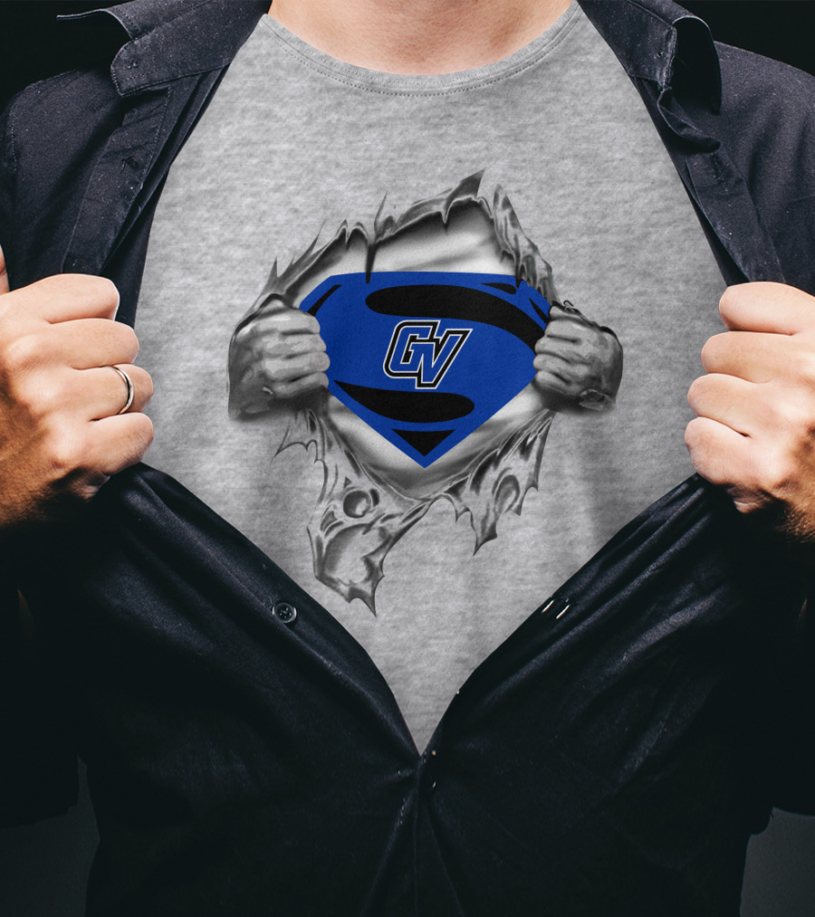 Grand Valley State Lakers Gv Superman T-Shirt