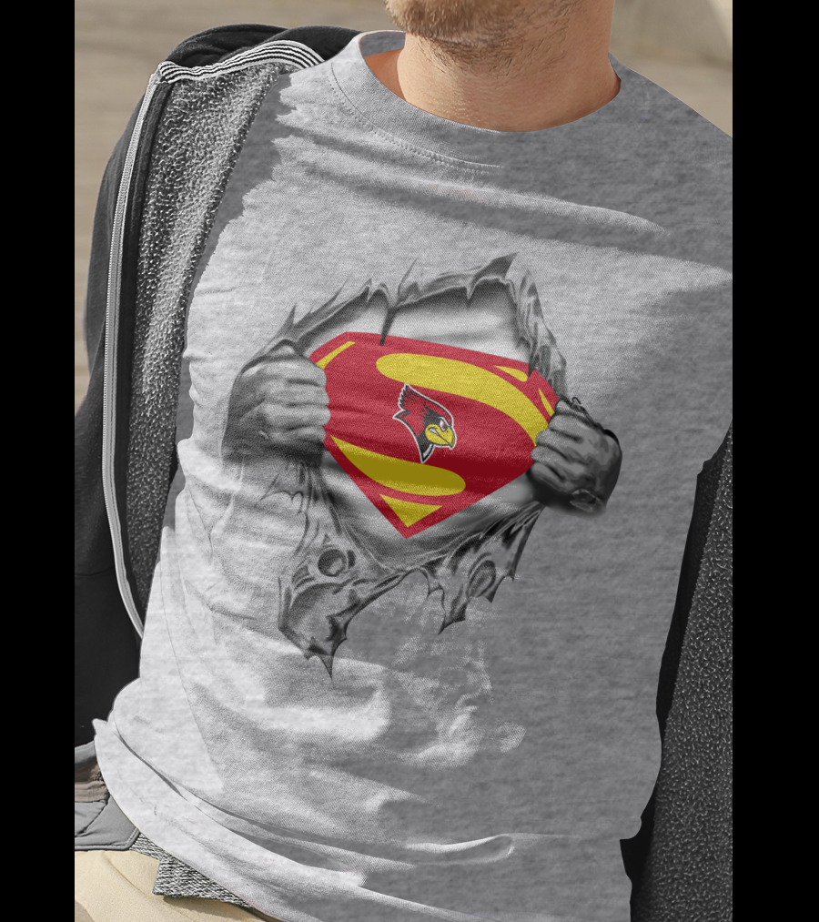 Illinois State Redbirds Superman T-Shirt
