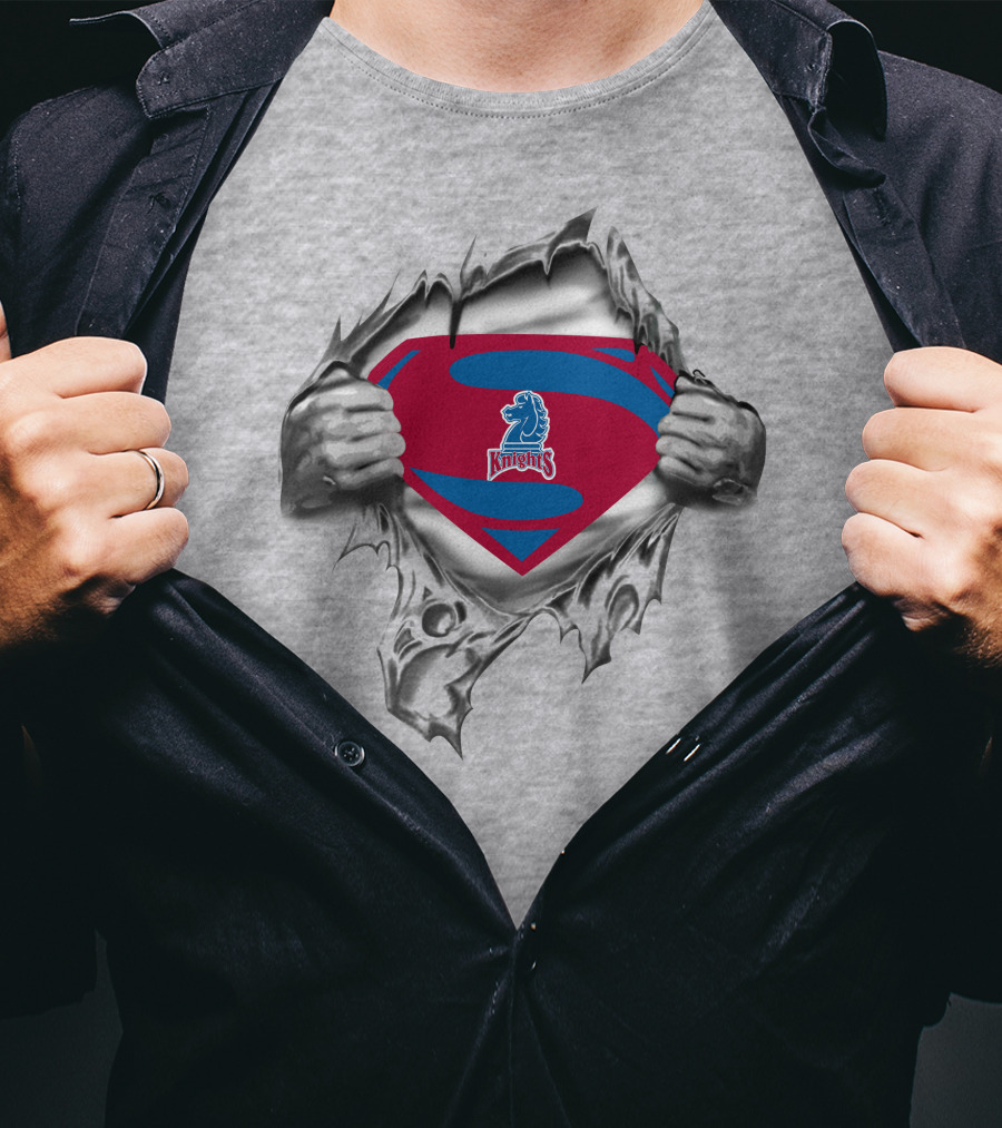 Fairleigh Dickinson Knights Superman Logo Knights T-Shirt