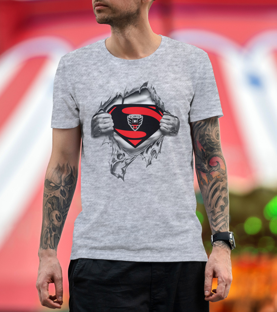 Dc United Superman Shield T-Shirt