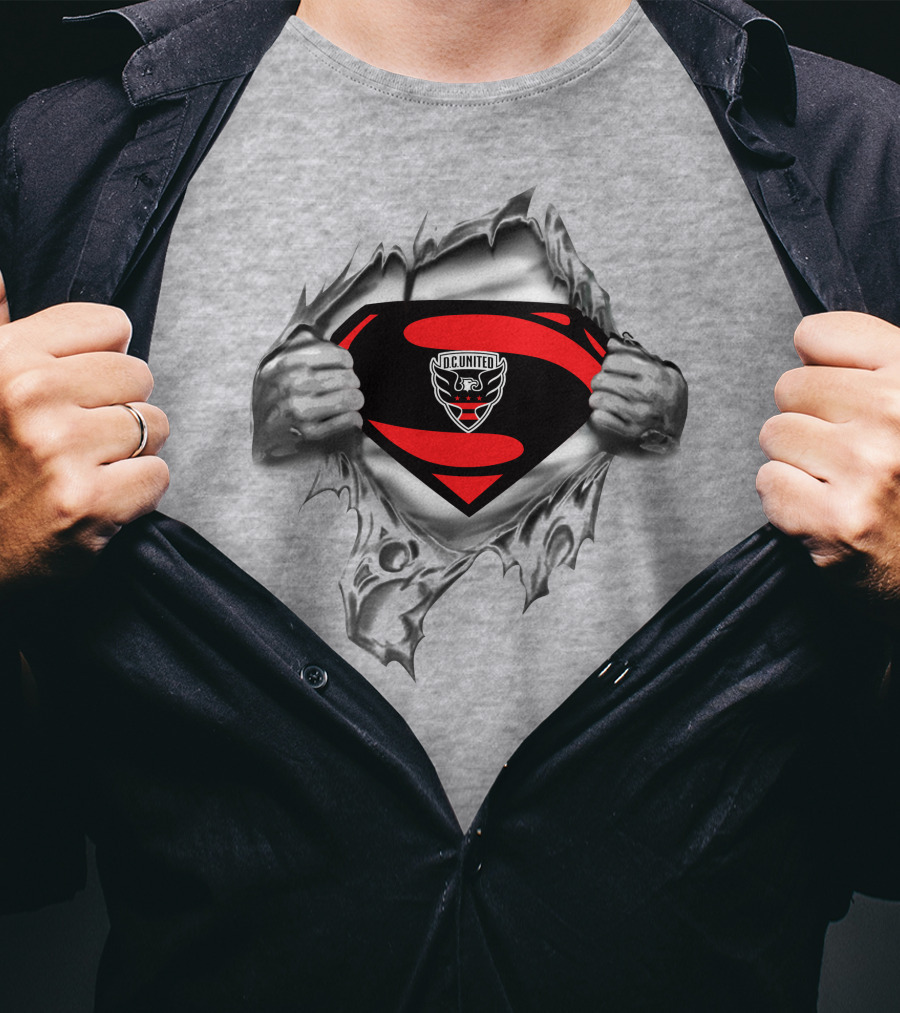 Dc United Superman Shield T-Shirt