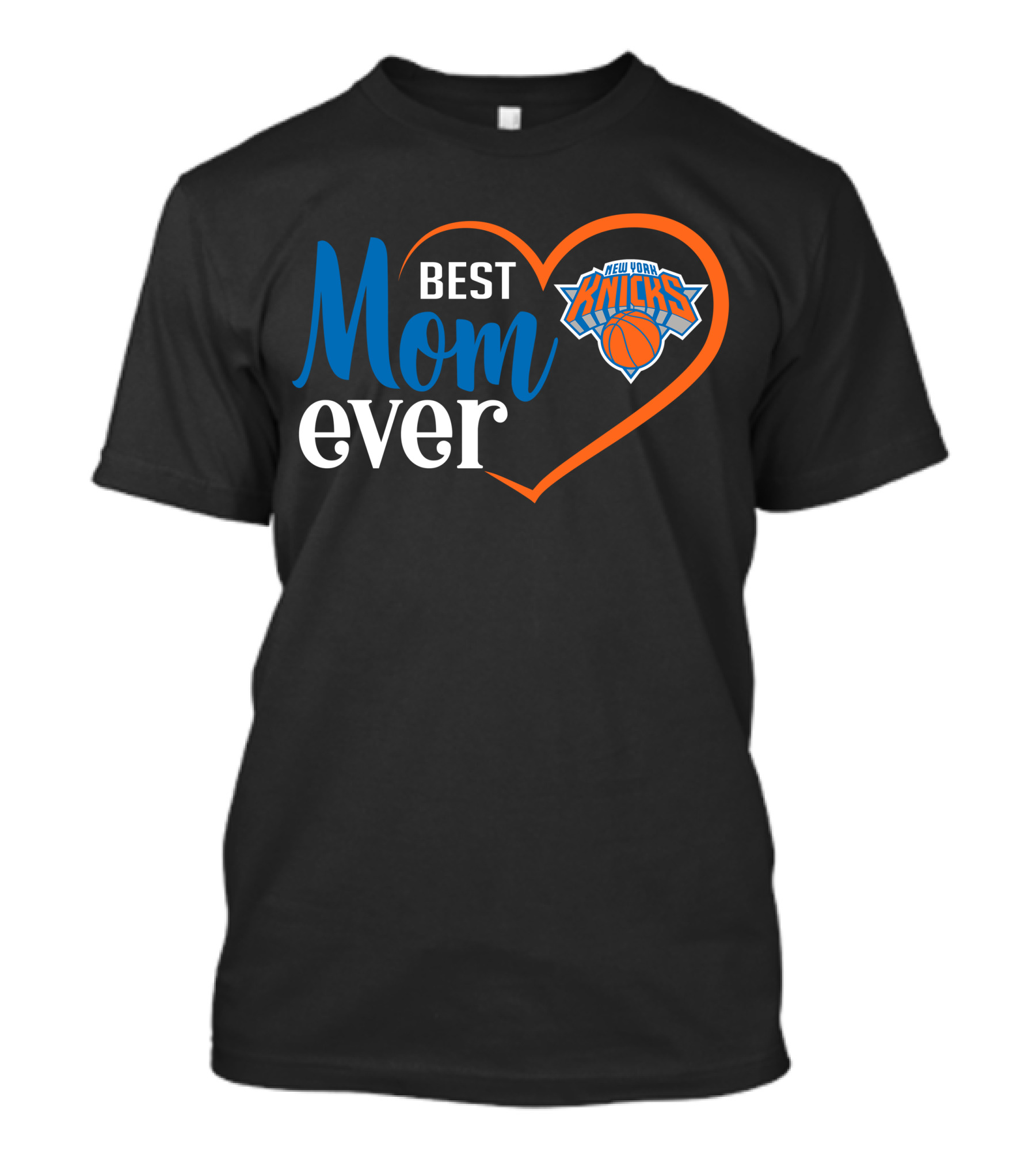 Best Mom Ever New York Knicks Heart T-Shirt