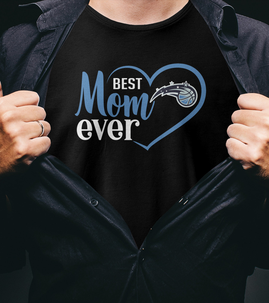Orlando Magic Best Mom Ever Heart T-Shirt