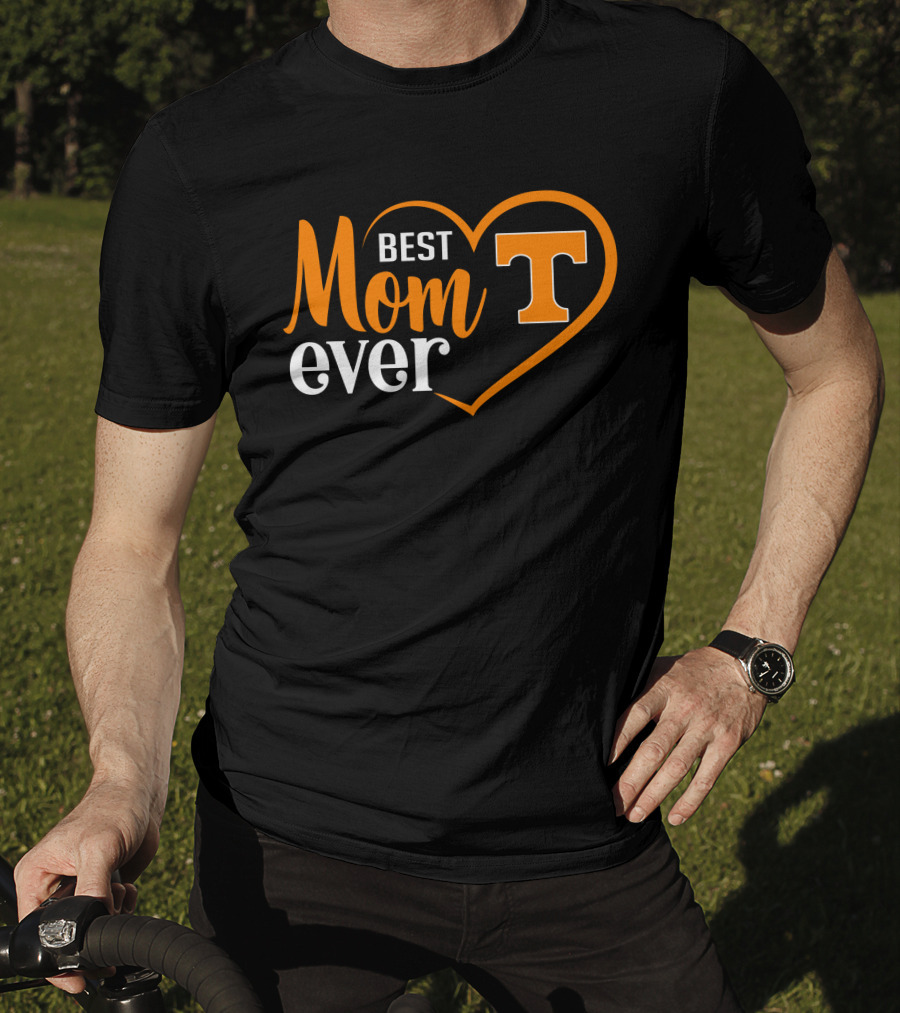 Tennessee Volunteers Best Mom Ever Heart T-Shirt