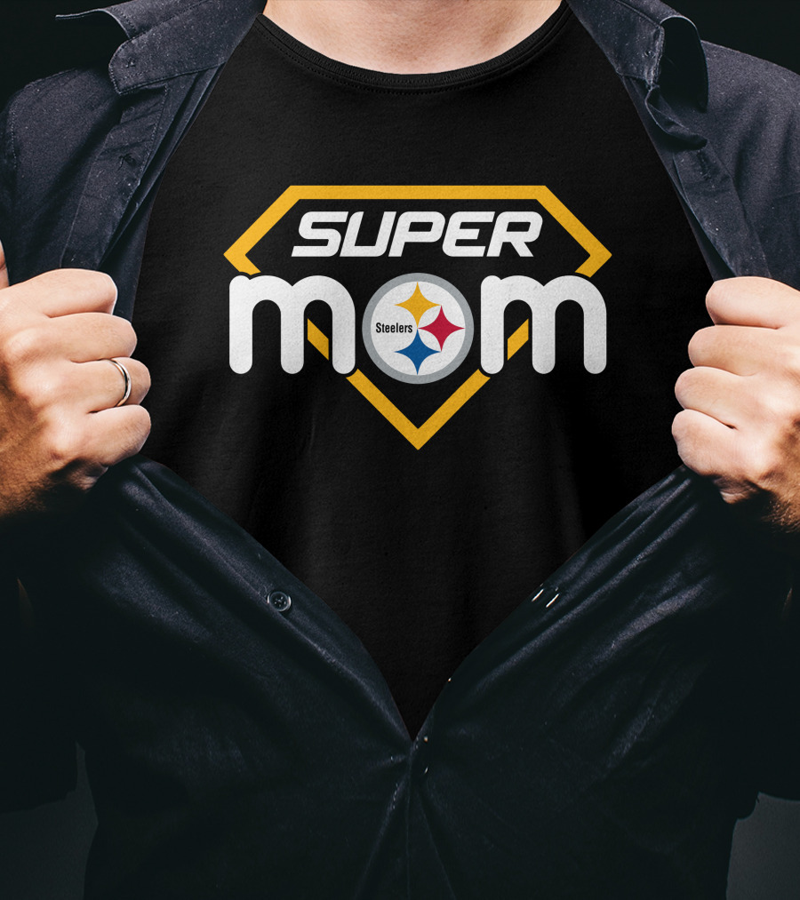 Pittsburgh Steelers Super Mom T-Shirt