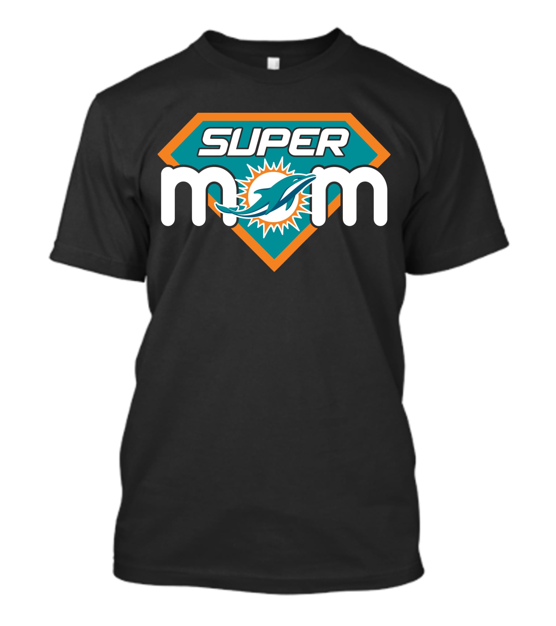 Miami Dolphins Super Mom Fan T-Shirt