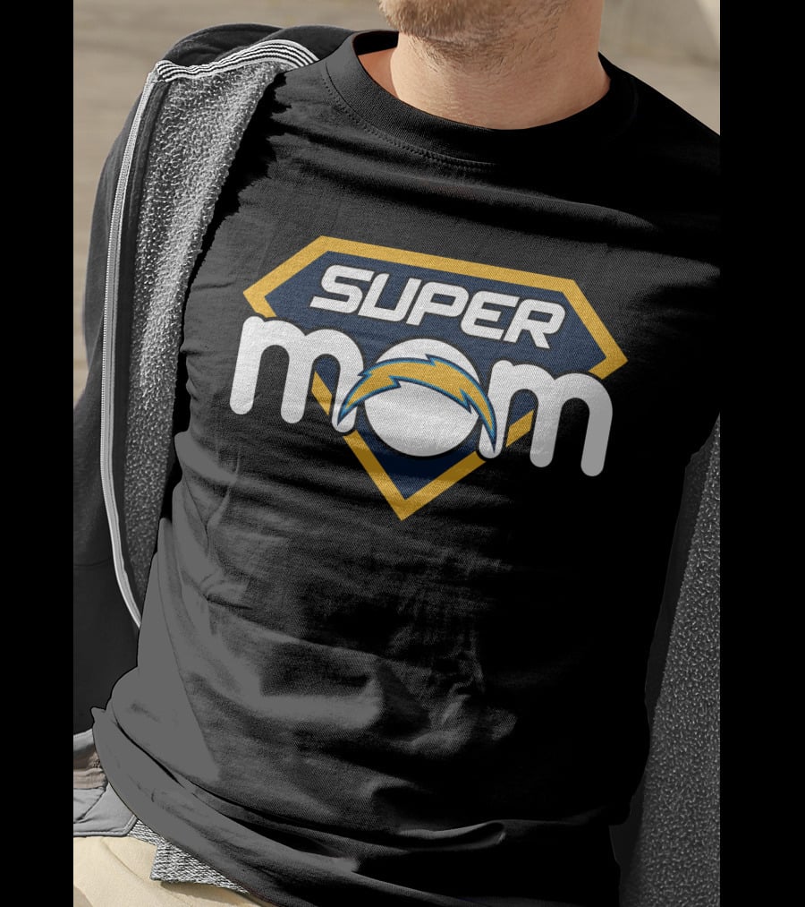 Super Mom Los Angeles Chargers T-Shirt