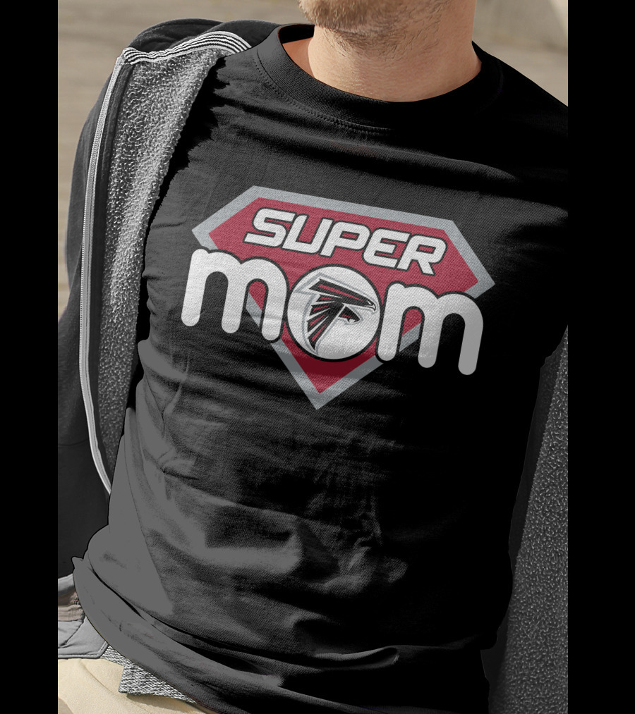 Atlanta Falcons Super Mom Super Mom Falcons T-Shirt