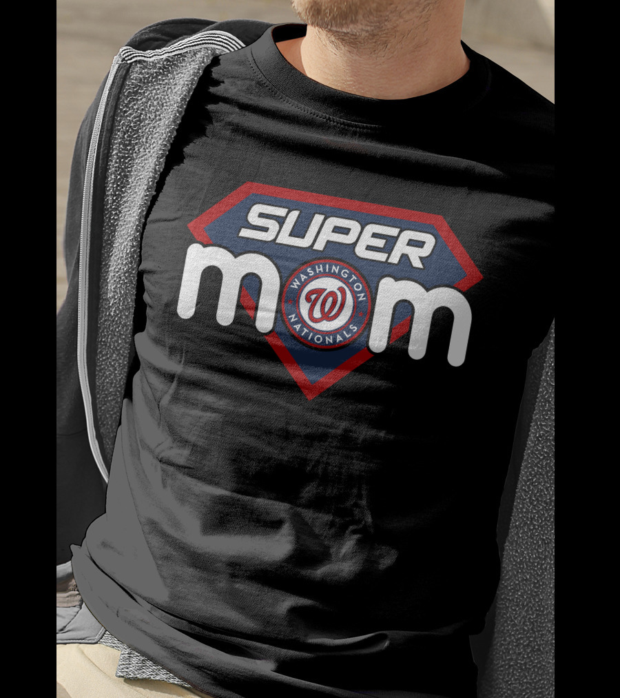 Super Mom Washington Nationals T-Shirt