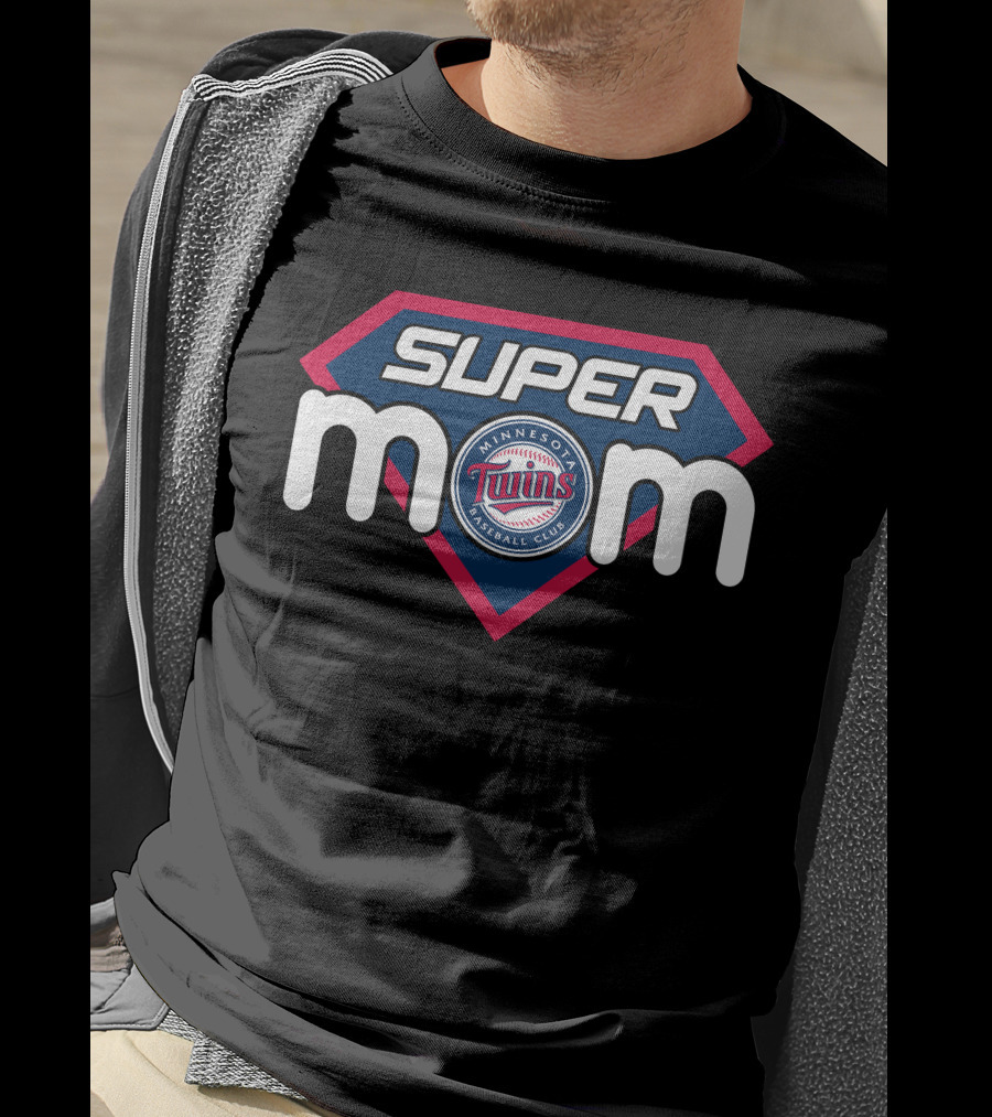 Super Mom Minnesota Twins Baseball Club T-Shirt