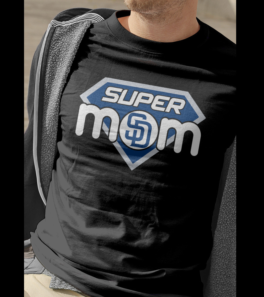 San Diego Padres Super Mom T-Shirt