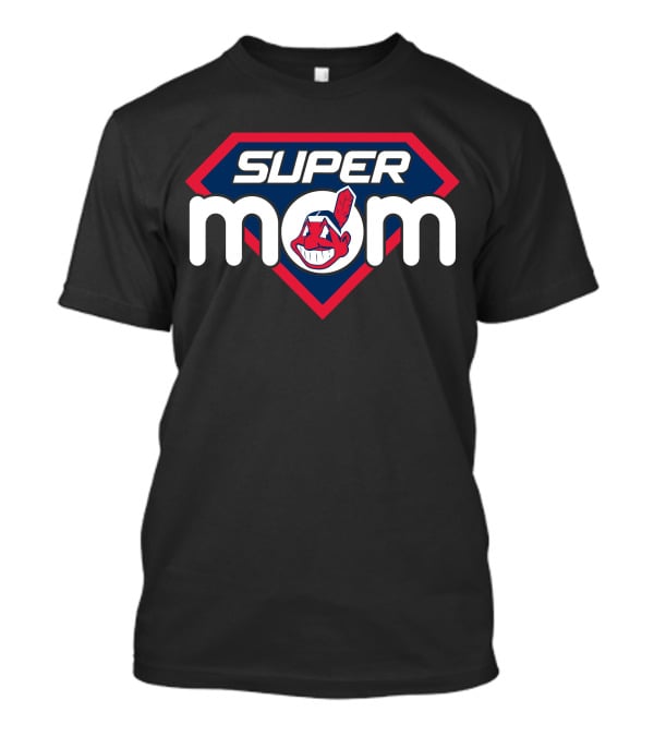 Super Mom 54 Cleveland Indians Chief Wahoo T-Shirt