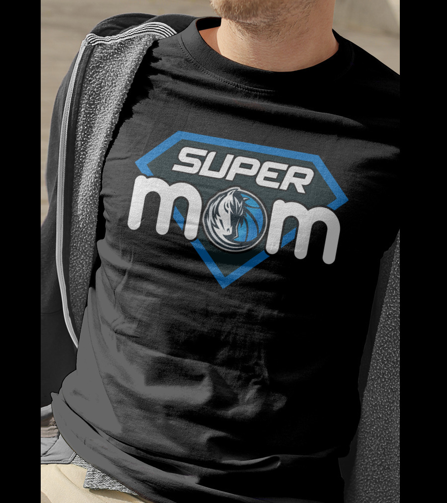 Dallas Mavericks Super Mom Hero Style T-Shirt