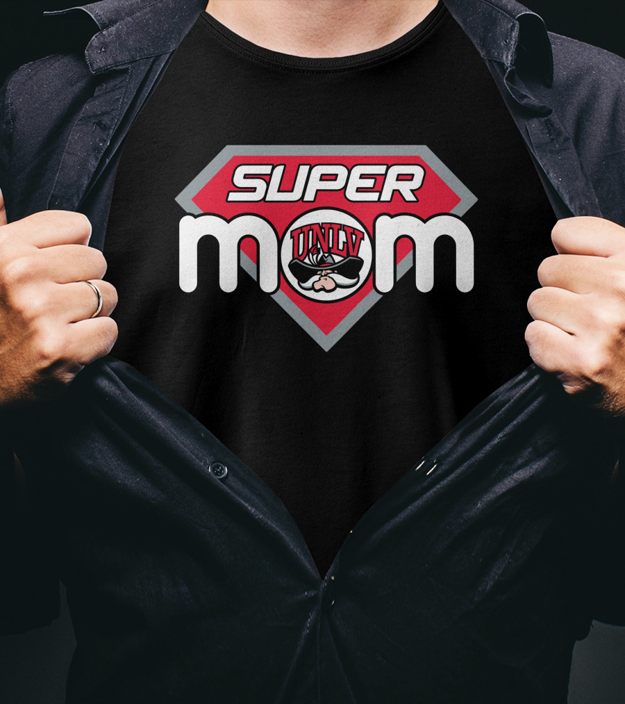 Unlv Rebels Super Mom T-Shirt