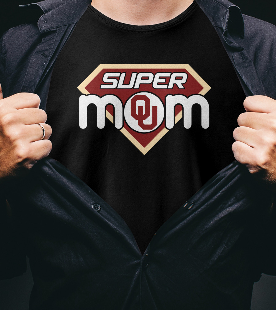 Super Mom Oklahoma Sooners Iconic Ou T-Shirt