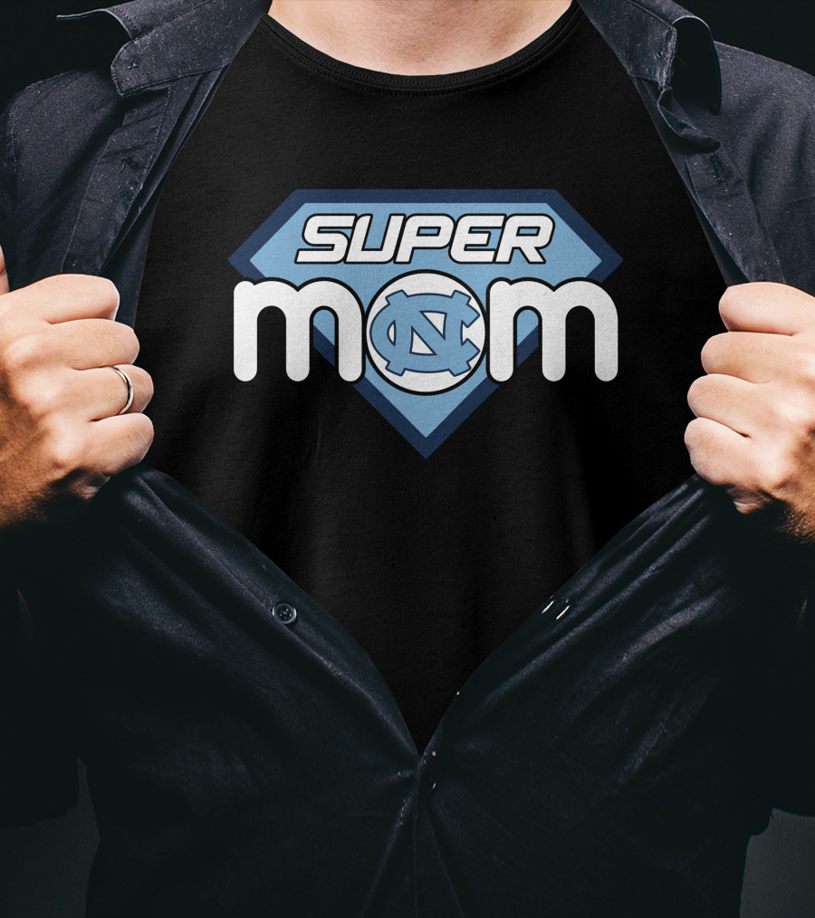 North Carolina Tar Heels Super Mom Emblem 157 T-Shirt