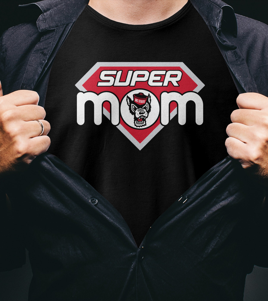 Nc State Wolfpack Super Mom T-Shirt